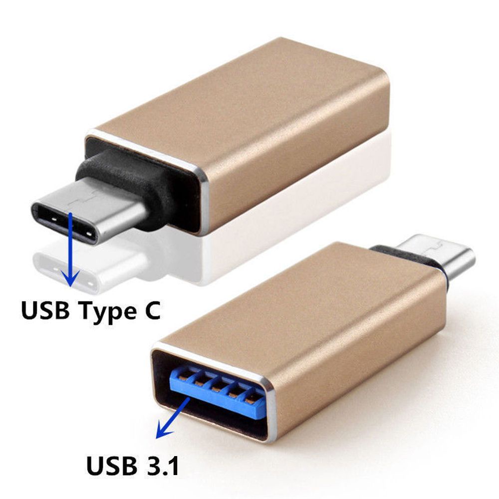 Đầu USB 3.1 chuyển đổi cáp đồng bộ dữ liệu type-C sang OTG hợp kim nhôm truyền dữ liệu nhanh cho PC điện thoại
