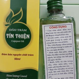 DẦU TRÀM TÍN THIỆN 50ml