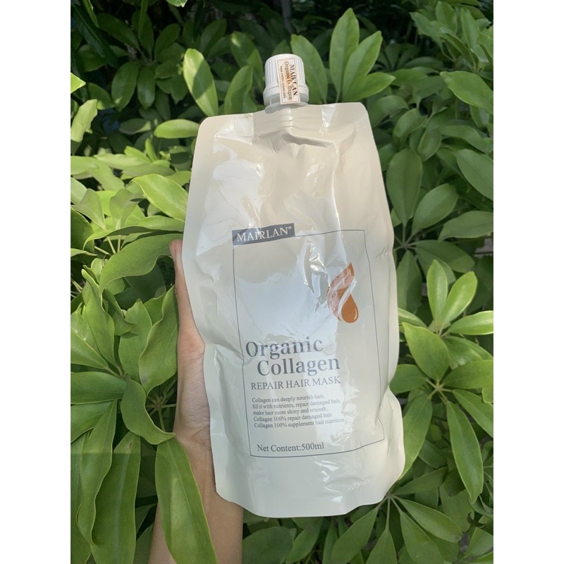 COMBO GỘI -XẢ-HẤP NGĂN RỤNG CHỐNG XƠ RỐI CAO CẤP MAIRLAN ORGANIC COLLAGEN