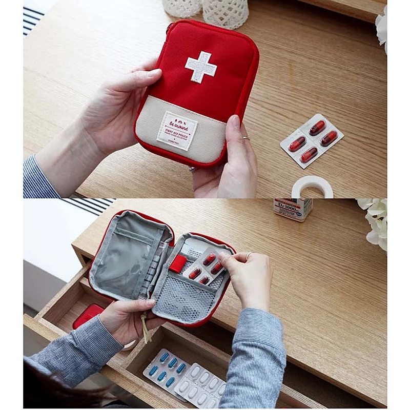 Túi Đựng Dụng Cụ Sơ Cứu Mini Thích Hợp Mang Đi Du Lịch