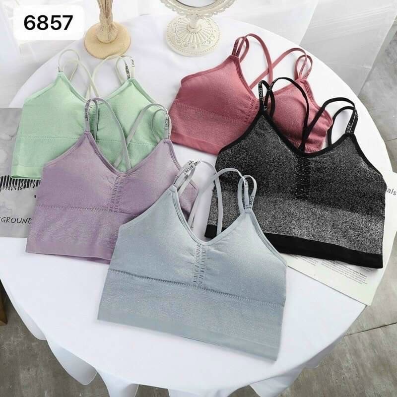 Áo bra kim tuyến siêu xinh co giãn tốt tập gym-yoga-aerobic nữ