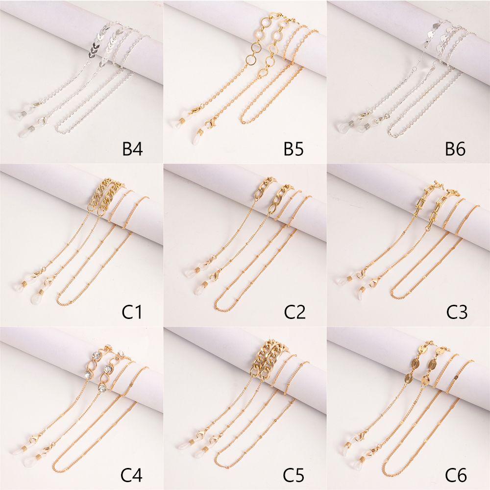 Dây Đeo Mắt Kính Dạng Chuỗi Hạt Thời Trang Dây Xích Đeo Kính Mát Thời Trang