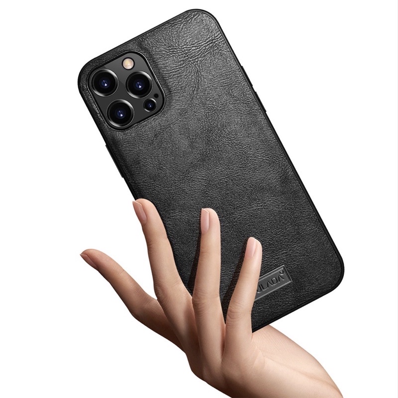 Ốp lưng Sulada da cho iPhone 13 Mini, 13, 13 Pro, 13 Pro Max, 12 Pro Max, 11 Pro Max viề dẻochoongs sốc