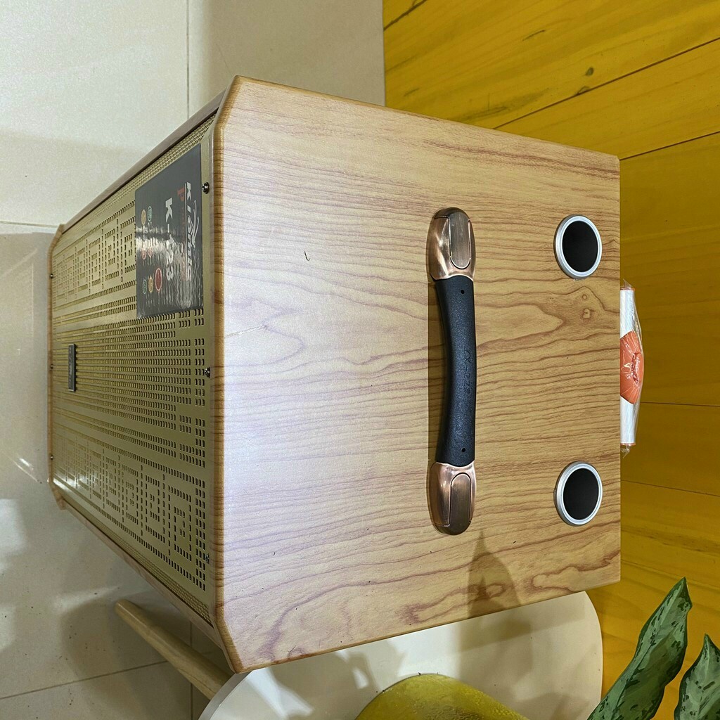 Loa kéo Kiomic K123  - Loa bass 3 tấc kèm 2 Micro âm thanh hay gia rẻ, Hàng chính hãng BH 6 tháng