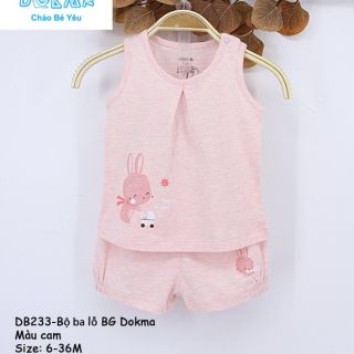 Bộ ba lỗ dokma bé trai/ bé gái btd04