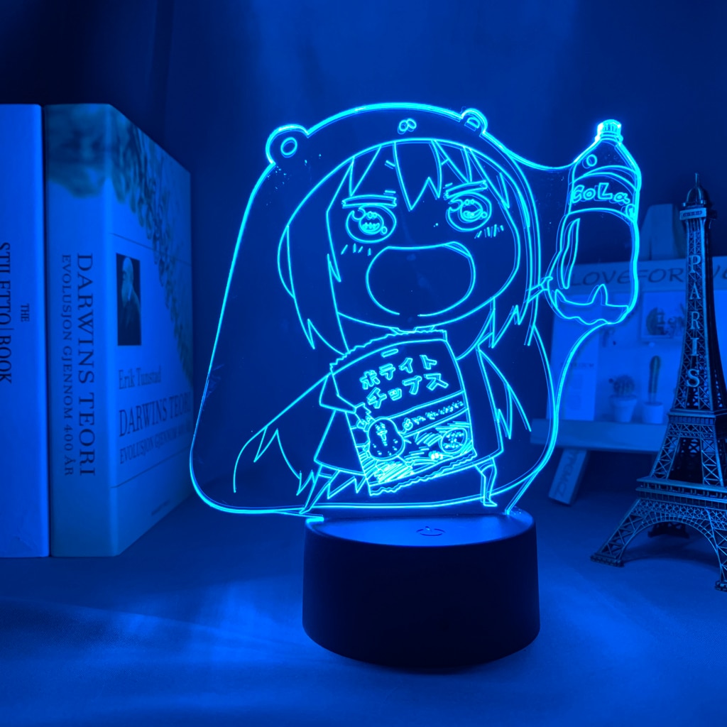 Đèn Ngủ Bóng LED Đổi Màu Hình Anime Himouto Umaru Chan