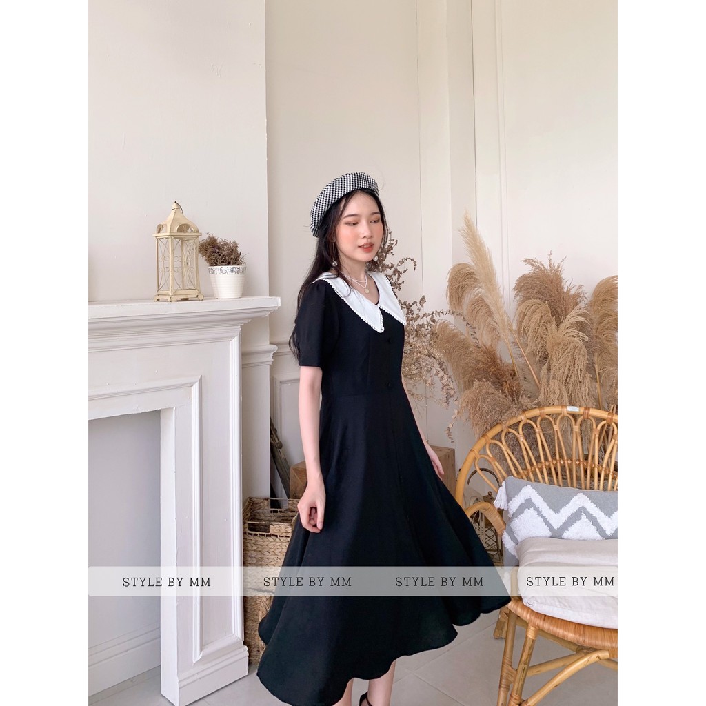 Đầm Đẹp Sang Trọng, Đầm Thiết Kế Đẹp Với Chất Liệu Trượt Hàn Quốc Không Nhăn Không Xù Hiện Đại - Thời Trang Style By MM | BigBuy360 - bigbuy360.vn