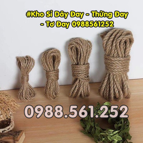 Dây thừng đay trang trí nhiều kích thước