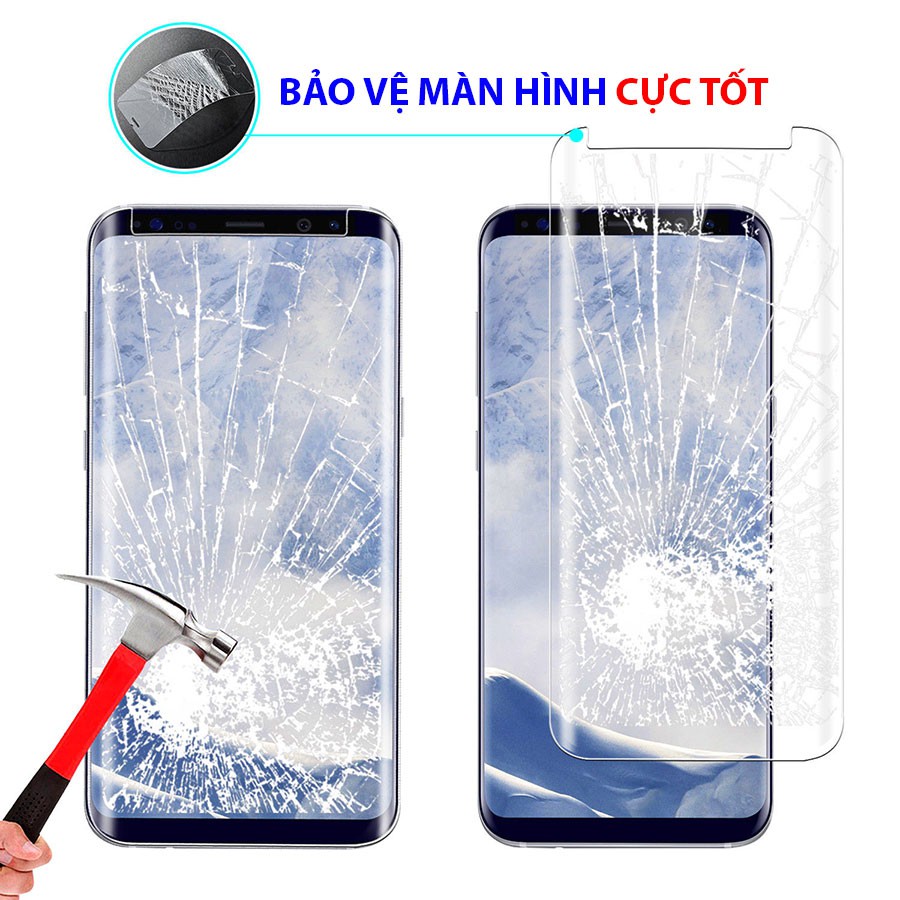 Miếng Dán Cường Lực Full Màn Keo Nước UV cho Samsung Galaxy Note 9