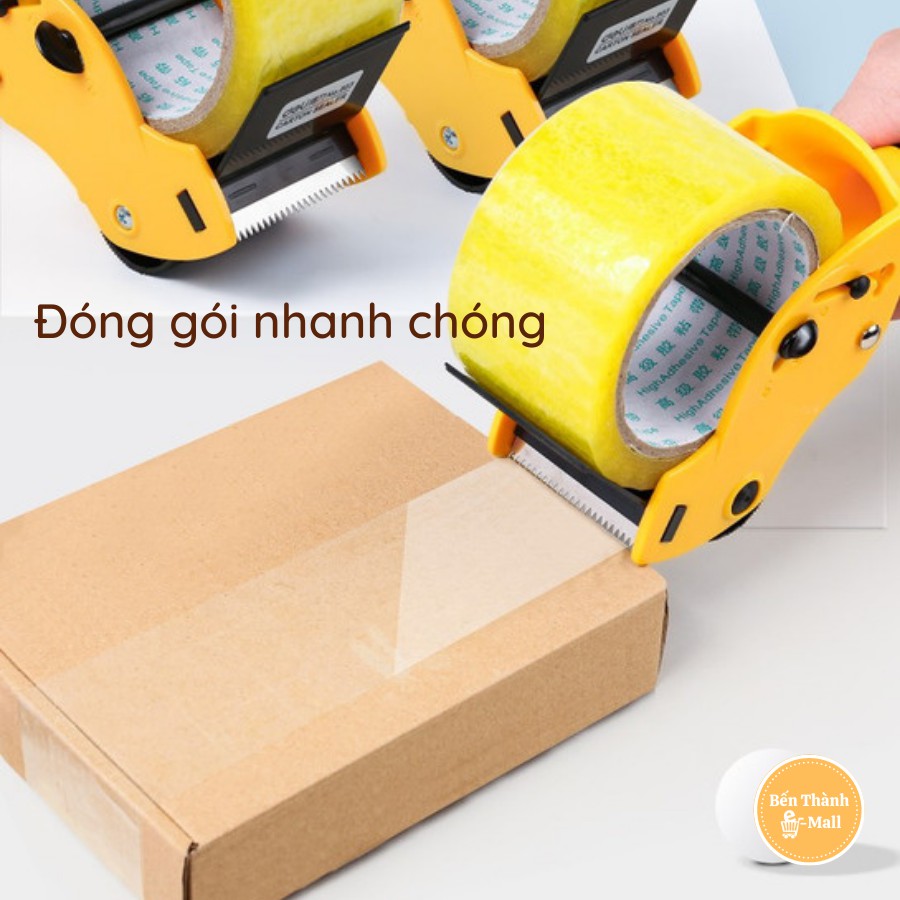 ✈️ [Freeship] Dụng cụ cắt băng keo DELI [Có tay cầm] [2 màu lựa chọn]