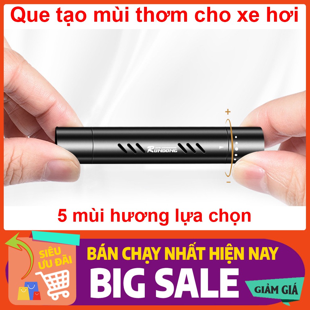 [NOWSHIP - GRAB] Que kẹp nước hoa sáp thơm oto xe hơi (Làm sạch và Lan tỏa không khí dễ chịu trong xe)