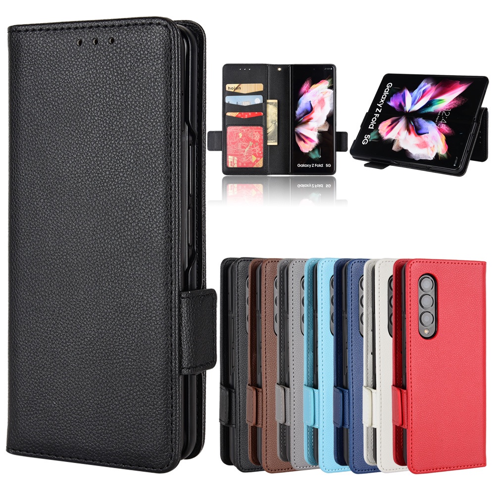 Ốp Lưng Điện Thoại Dạng Ví Da Lật Dành Cho Samsung Galaxy Z Fold4 Z Fold3 Z Fold2 5G