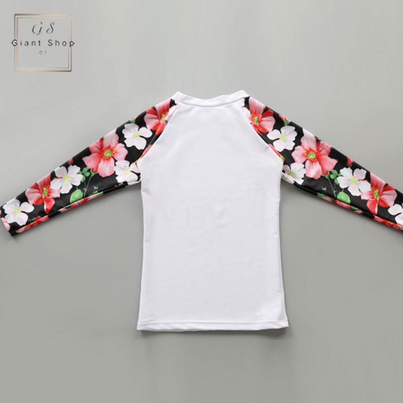 Set đồ bơi áo tay dài + quần dài chống nắng cho bé gái | BigBuy360 - bigbuy360.vn