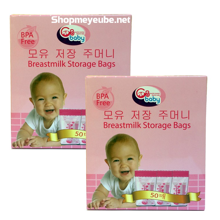 Hộp 50 túi trữ sữa GB Baby Hàn Quốc