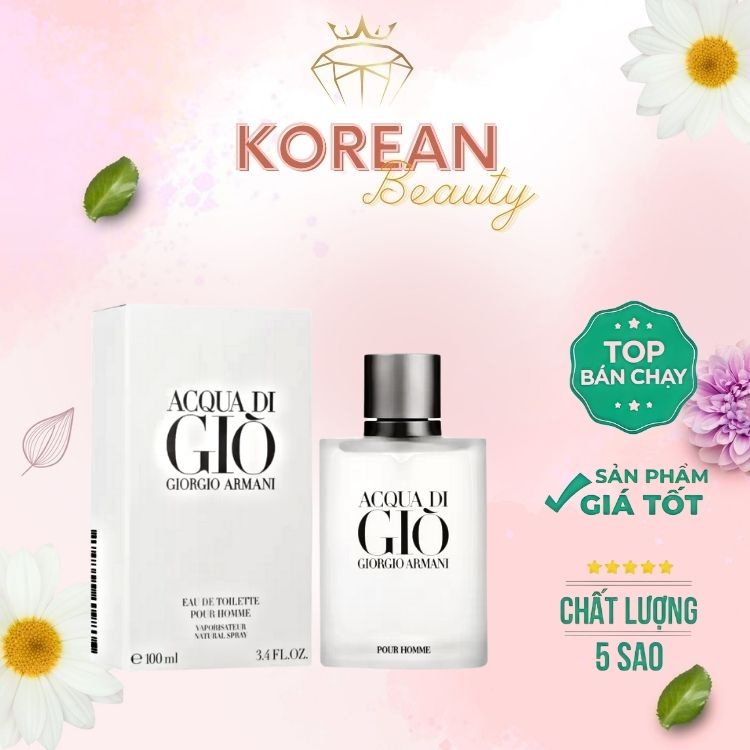 Nước Acqua Di Giò Pour HommeI 100ml, Nước Hoa Nam Fullseal