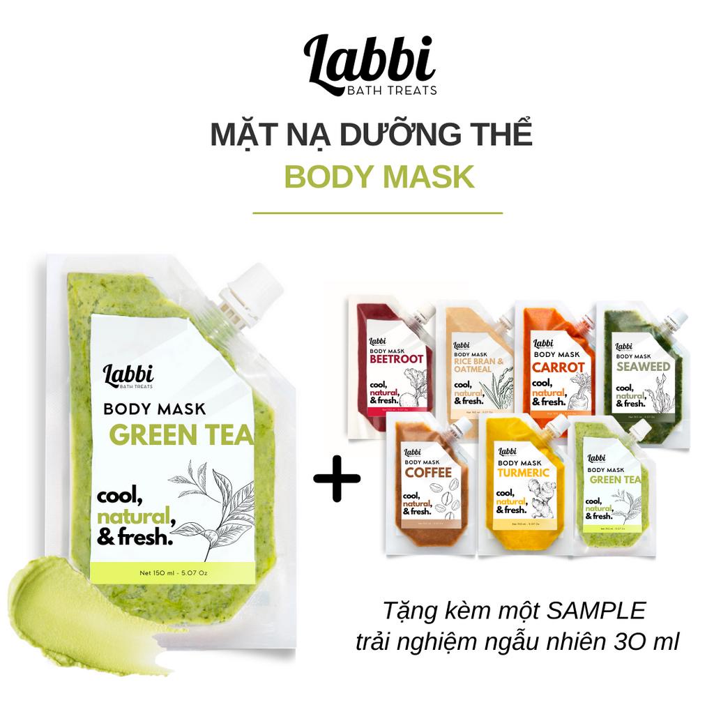 Mặt nạ dưỡng thể Trà xanh - MATCHA BODY MASK - Labbi Bath Treats