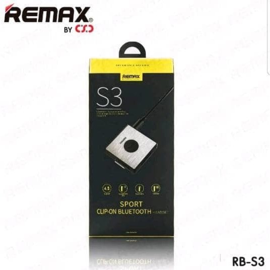 Tai Nghe Bluetooth Remax Rb-s3 Dạng Kẹp Đen