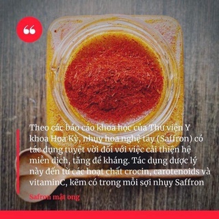 5gr - 10gr saffron ngâm mật ong - saffron tây á - ảnh sản phẩm 6