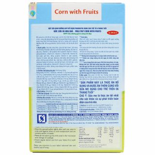 (6M+) Bột ăn dặm HiPP sữa Bắp, Hoa quả - 250g