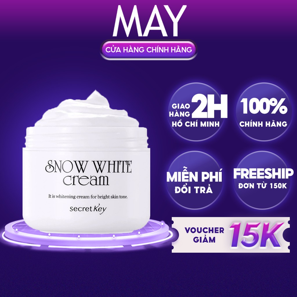 Kem Dưỡng trắng da SECRET KEY Snow White CREAM 50gr