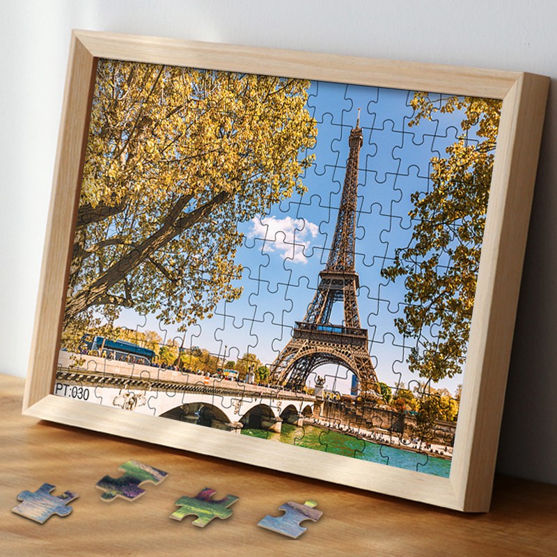 Bộ Đồ Chơi Xếp Hình 126 Khung Hình Tháp Eiffel Sáng Tạo Cho Bé