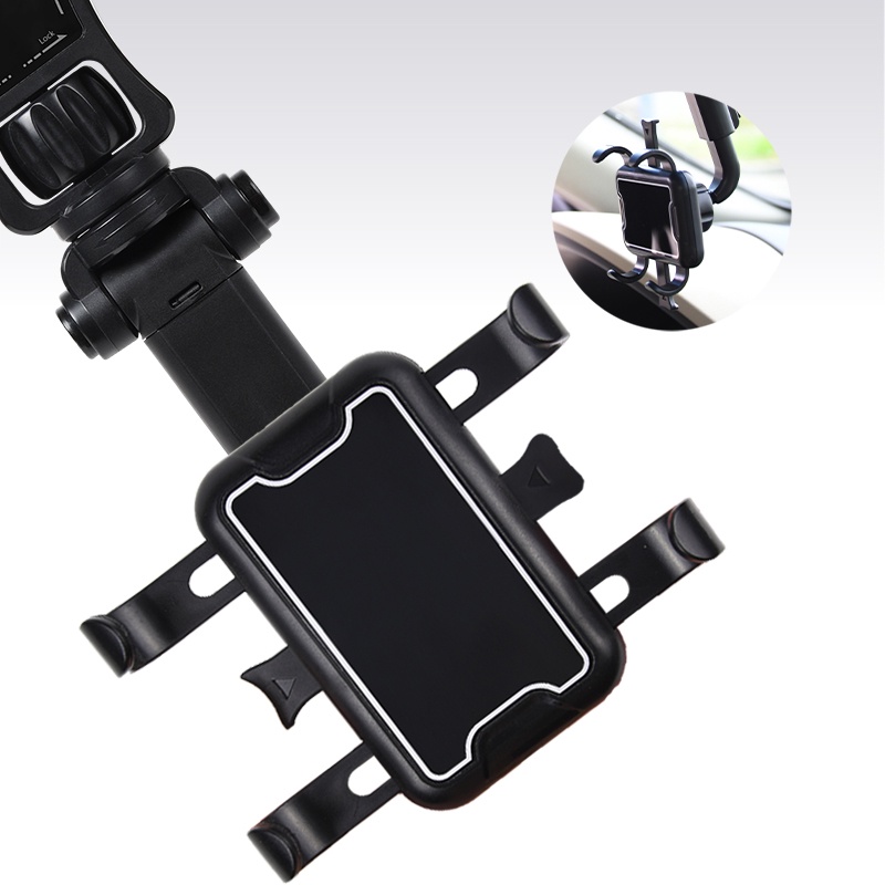 Giá Đỡ Điện Thoại Gắn Kính Chiếu Hậu Xe Hơi Xoay 360 Độ Tiện Dụng