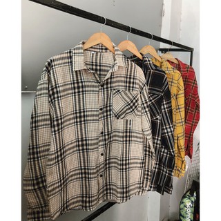 ÁO SƠ MI FLANNEL CARO 2 FORM UNISEX