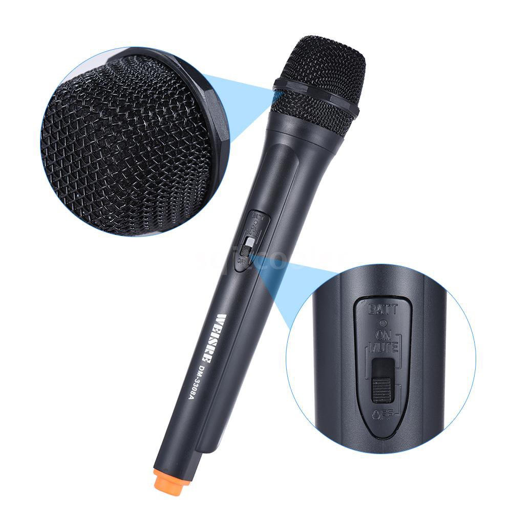 SQC Handheld Wireless Unidirectional Dynamic Microphone Voice Amplifier for Karaoke Meeting Ceremony Promotion