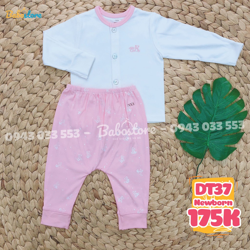 Bộ quần áo nous  cài thẳng dài newborn 3-7kg