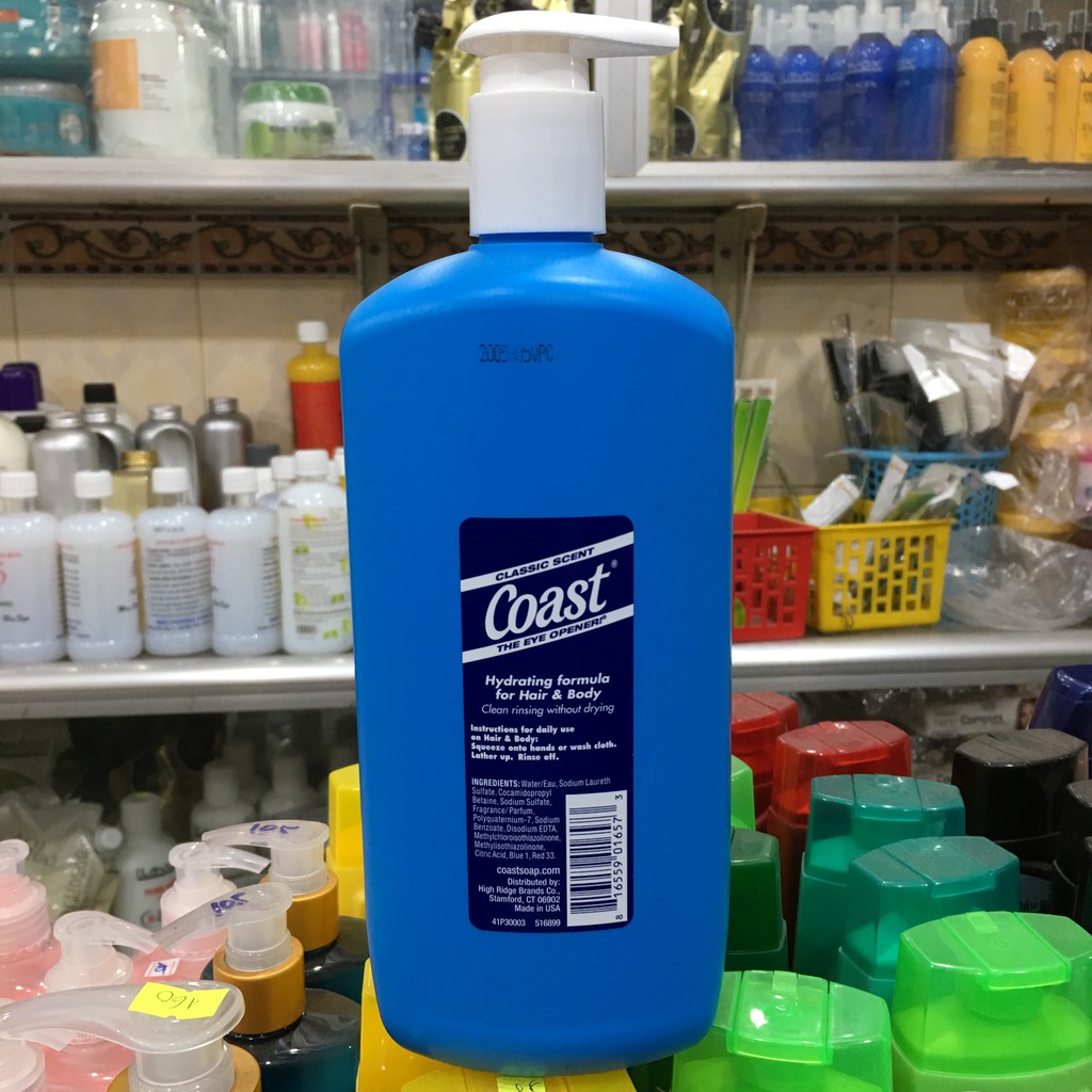 Tắm gội toàn thân Coast Mỹ 946ml