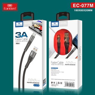 Cáp Sạc Dù Earldom EC-077 ( Sạc Nhanh 3A)
