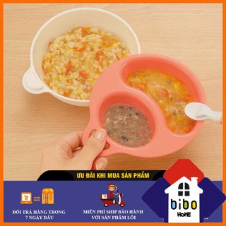 Bát ăn dặm nhiều ngăn inomata nhật bản cao cấp cho bé