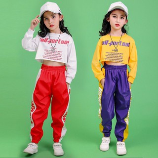 Bộ thun phong cách Hiphop chi bé gái sành điệu 20-43kg - Nhiều màu