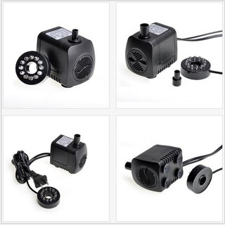  Bơm chìm mini kèm đèn led cho đài phun mini, bể cảnh