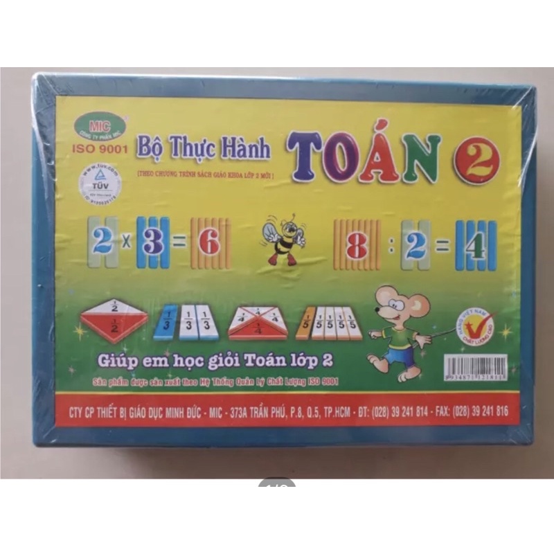 Bộ thực hành toán lớp 2, 3 Mic