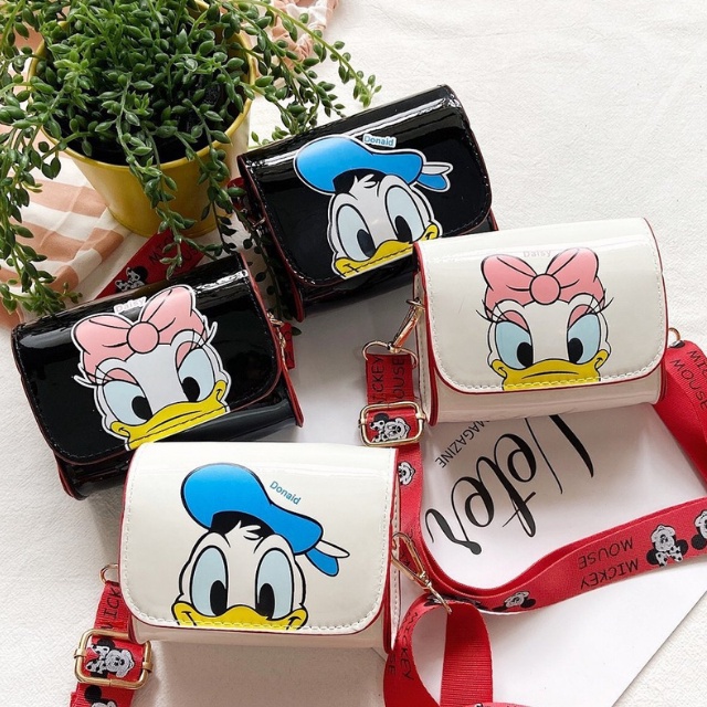 Túi đeo chéo cho bé mini dễ thương hình MICKEY và DONALD phong cách Hàn Quốc TIMIS TD683