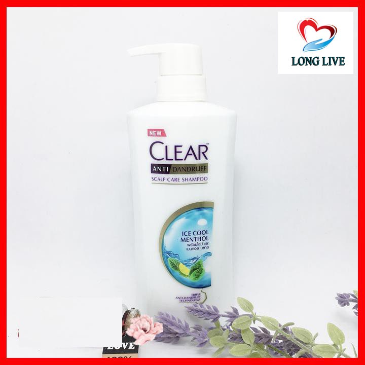 Dầu Gội Clear sạch gàu 450ml đủ 6 vị