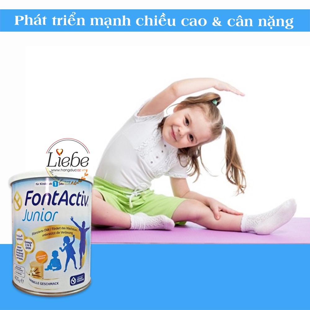 Sữa tăng chiều cao FontActiv Junior 400mg cho bé