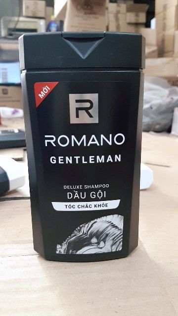 Combo bộ 3 sản phẩm Romano: dầu gội_sữa tắm 180g_ xịt khử mùi 150ml Gentlemen