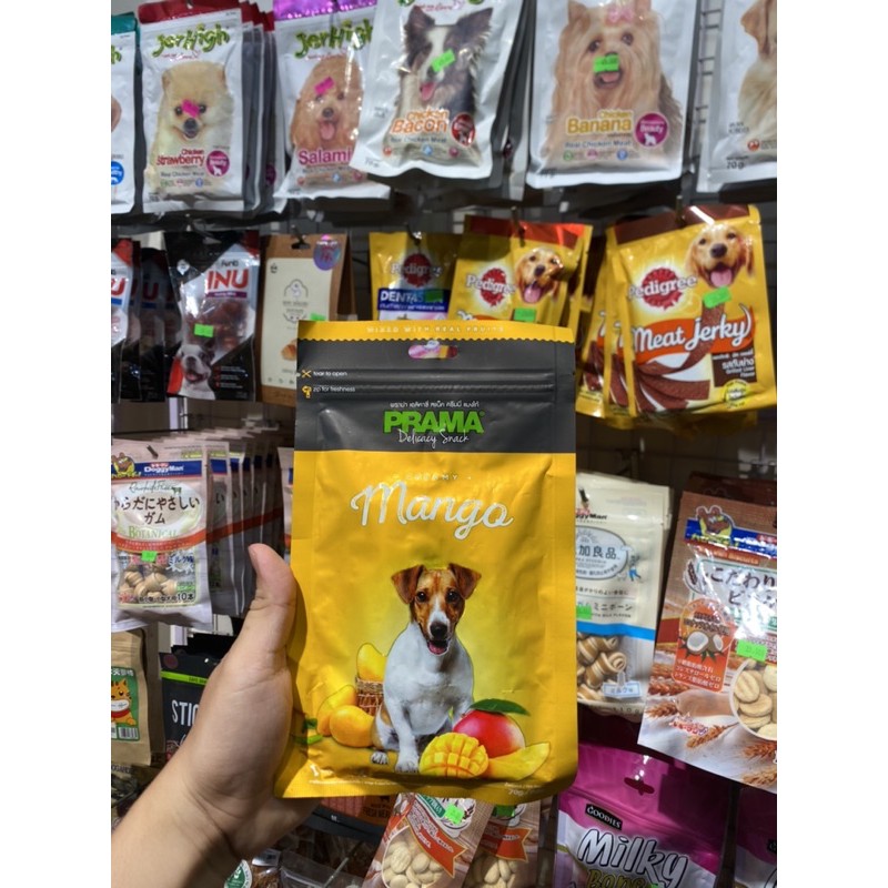 SNACK PRAMA THỨC ĂN VẶT CHO CHÓ YÊU