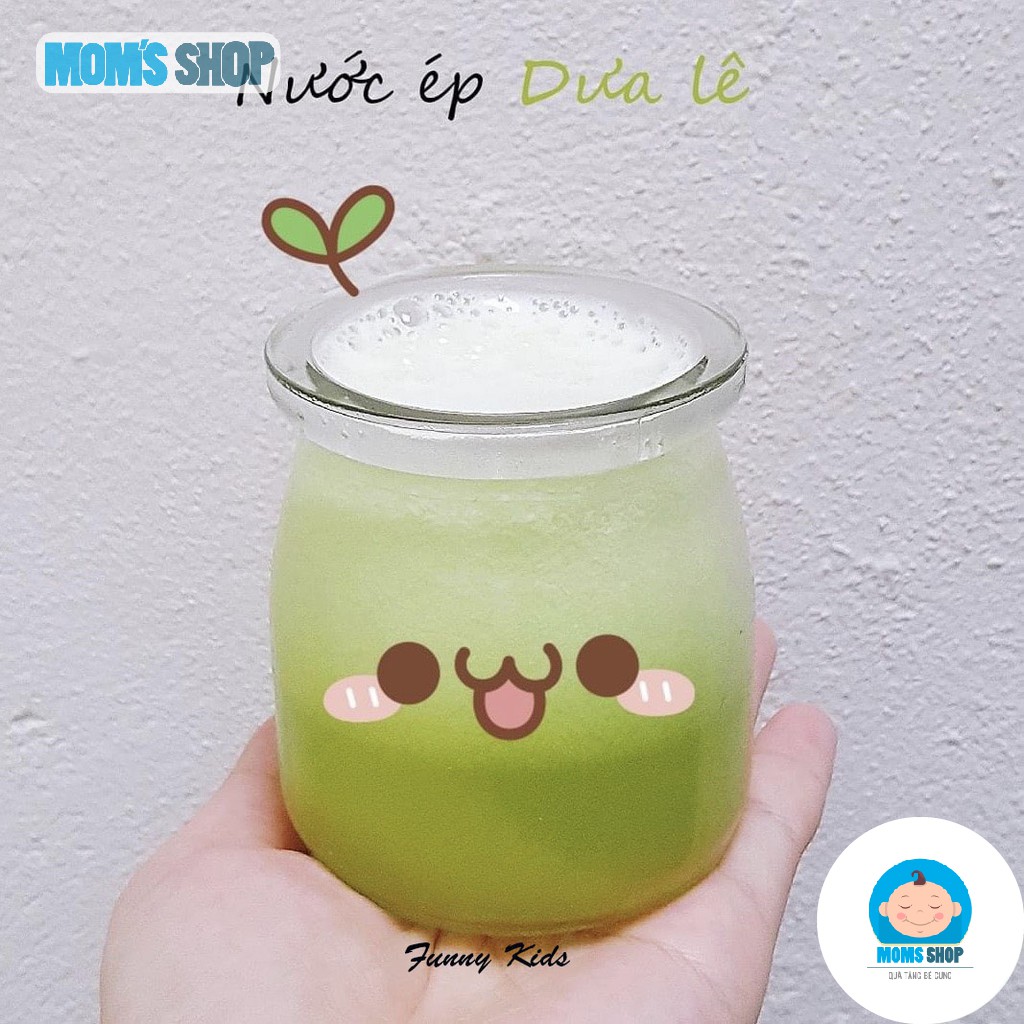 Hũ thủy tinh làm sữa chua cho bé dung tích 100ml và 200ml - MomsShop