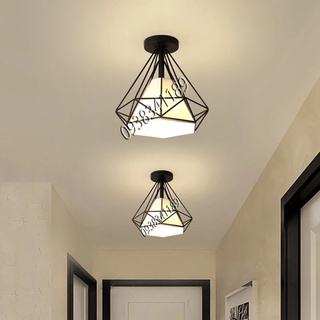Đèn ốp trần đèn thả kim cương tặng kèm bóng LED