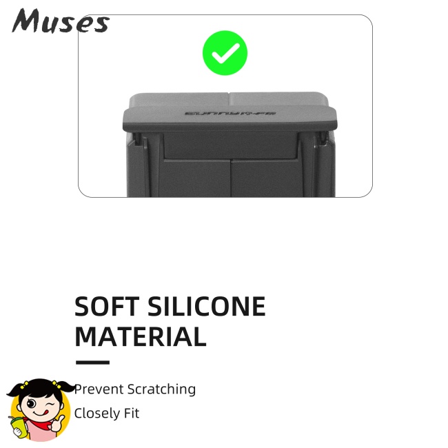 Bộ 3 Nắp Đậy Pin Chống Bụi Chống Oxy Hóa Bằng Silicon Cho Sunnylife Mavic 3