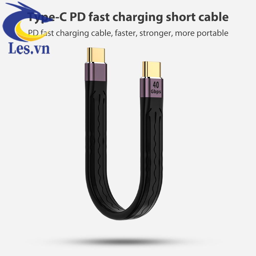Cáp Chuyển Đổi USB 4.0 Gen3 Type C Sang Cổng Type C 40Gps PD 100W Chuyên Dụng