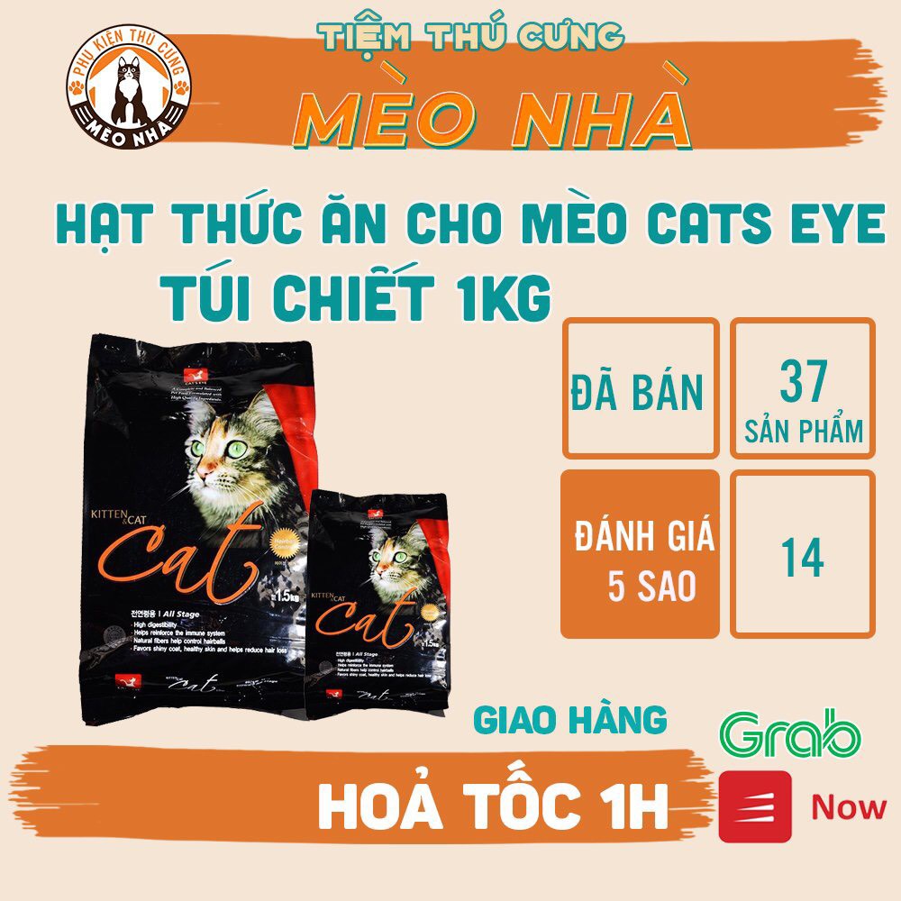 Hạt thức ăn cho mèo CAT'S EYE túi 1kg