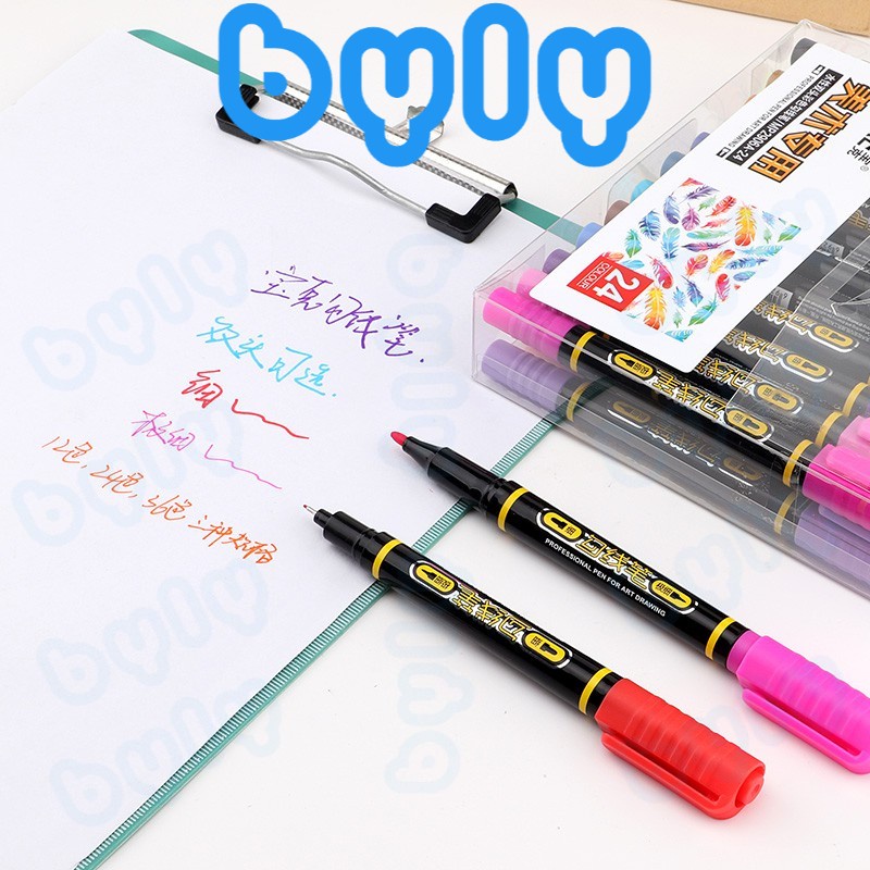 Professinal Pen For Art Drawing - Bút Lông Màu 2 Đầu Chuyên Nghiệp BAOKE | MP2906A - ByLy Store