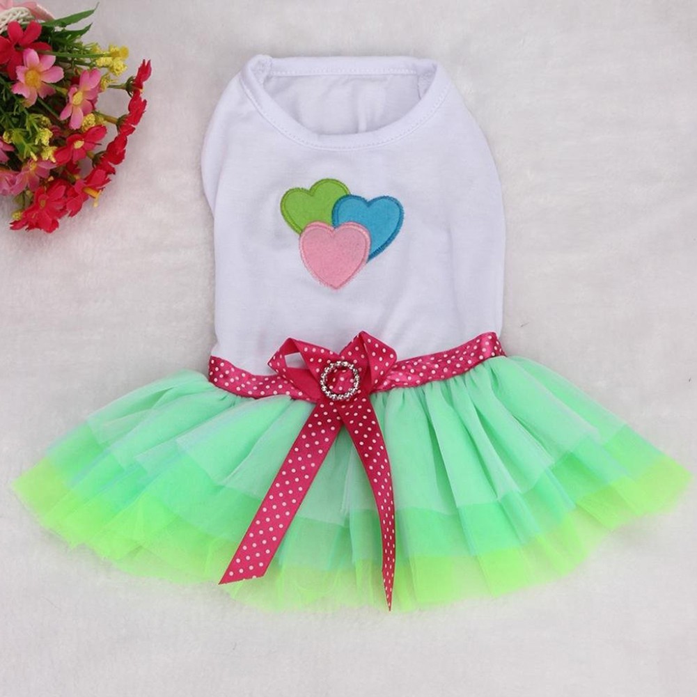 Đầm Tutu Phối Ren Cho Thú Cưng