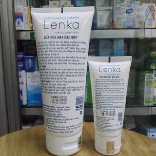 Sữa rửa mặt dịu nhẹ Lenka