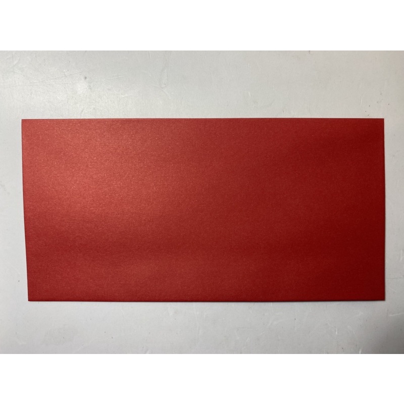 Bao thư đỏ Thái Lan 89x178mm, lì xì, thôi nôi, mừng thọ, cưới: xấp 10 cái.
