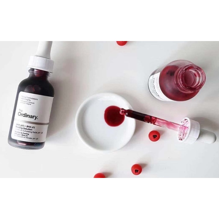 Tinh Chất The Ordinary AHA 30% + BHA 2% Peeling Solution 30ml Tẩy Tế Bào Chết Hóa Học